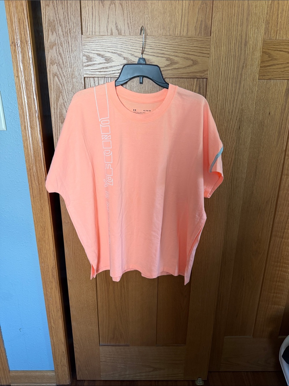 Under Armour Kids' Peach-Orange Short Sleeve Tee